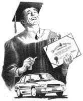 Graduate with Car - Man.tif