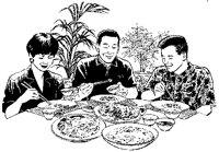 Family Eating Chinese Dinner.tif