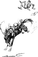 Cowboy off Bucking Bronco.tif