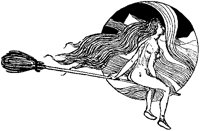 Witch Riding Broomstick.tif
