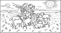 Angel Serenading Lambs.tif