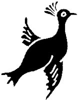 Soaring Crested Bird Silhouette.tif