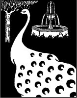 Peacock by Fountain.tif