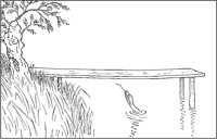 Pondside Bench with Snake.tif
