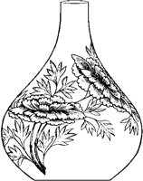 Peony Porcelain Vase.tif