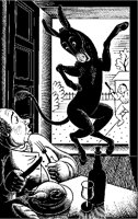 Dancing Donkey Woodcut.tif