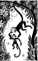 Happy Monkeys Woodcut.tif