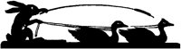 Rabbit and Swans Silhouette.tif