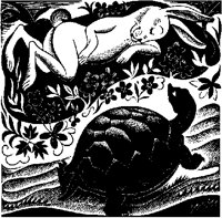 Tortoise and Hare Woodcut.tif
