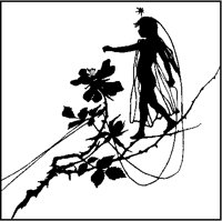 Pixie and Flowers Silhouette.tif
