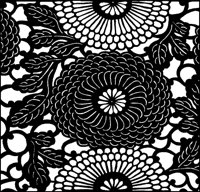 Stylized Chrysanthemums Design.tif
