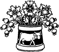 Flowers in Cow Mug.tif