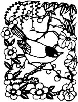 Bird Amid Blossoms.tif