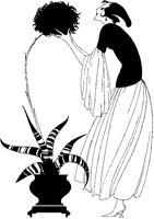 Woman Touching Decorative Plant.tif