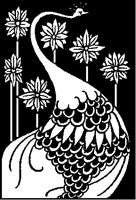 Peacock with Flowers.tif