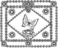 Flower Frames and Butterfly A.tif