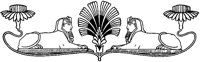 Facing Sphinxes Design.tif