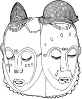 African Couple Masks.tif