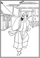 Japanese Man in Courtyard.tif
