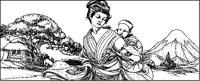 Japanese Mother and Child 1.tif