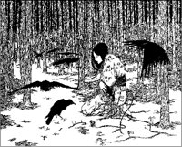 Japanese Woman with Ravens.tif