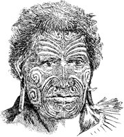 Maori Face Tattooing 2.tif