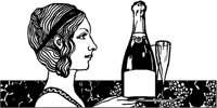 Woman with Champagne Bottle.tif