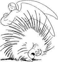 Angel and Porcupine Man 2.tif