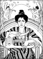 Woman Lyre Player.tif