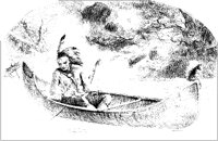 Native American Man in Canoe.tif