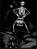 Skeleton Drummer Woodcut A.tif