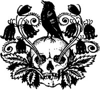 Bird on Flowering Skull.tif