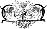 Cherubs with Dandelion Skull.tif