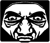 Small Fearsome Man's Face.tif