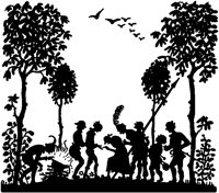 Forest Merrymaking Silhouette.tif