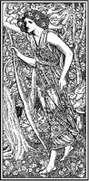 Woman with Longbow and Birds.tif