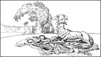 Woman Bather with Dog.tif