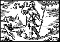 Man Biting Snake's Head.tif