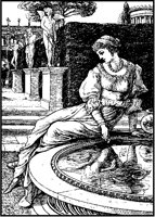 Princess by Garden Fountain.tif