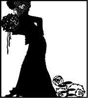 Art Nouveau Woman with Bouquet.tif