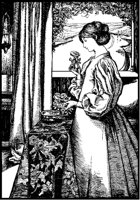 Woman at Window with Rose.tif