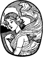 Woman with Blowing Scarf.tif