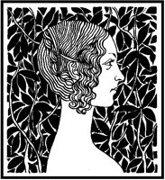 Woman's Head with Leaves.tif