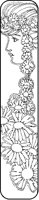 Woman's Profile with Daisies.tif
