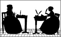 Knitting and Writing Silhouette.tif