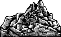 Mountain with Temple Woodcut.tif
